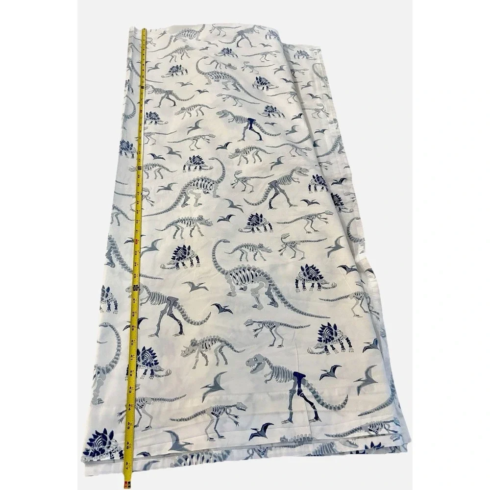 Pottery Barn Kids Full Flat Sheet Dinosaur Bones